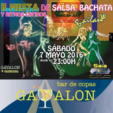 Salsa y Bachata -II Fiesta de Salsa y Bachata, Sala Gávalon Boadilla.